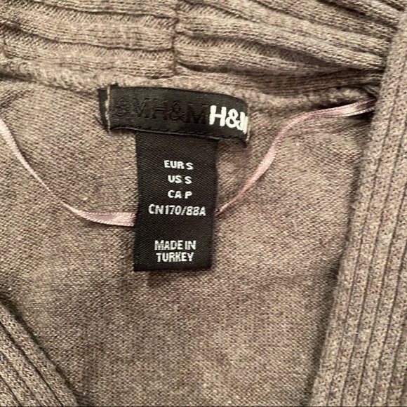 H&M long open cardigan sweater brown - Picture 3 of 4